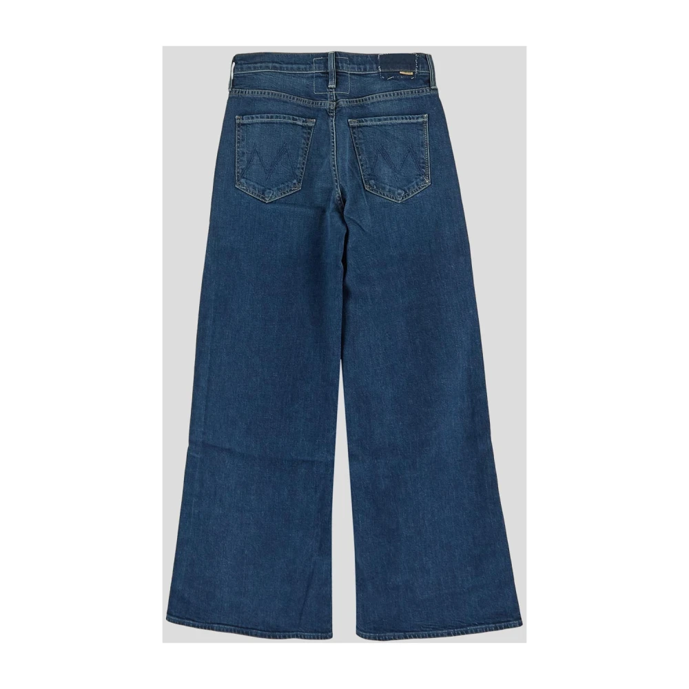 Mother Katoenen Dames Jeans Blue Dames