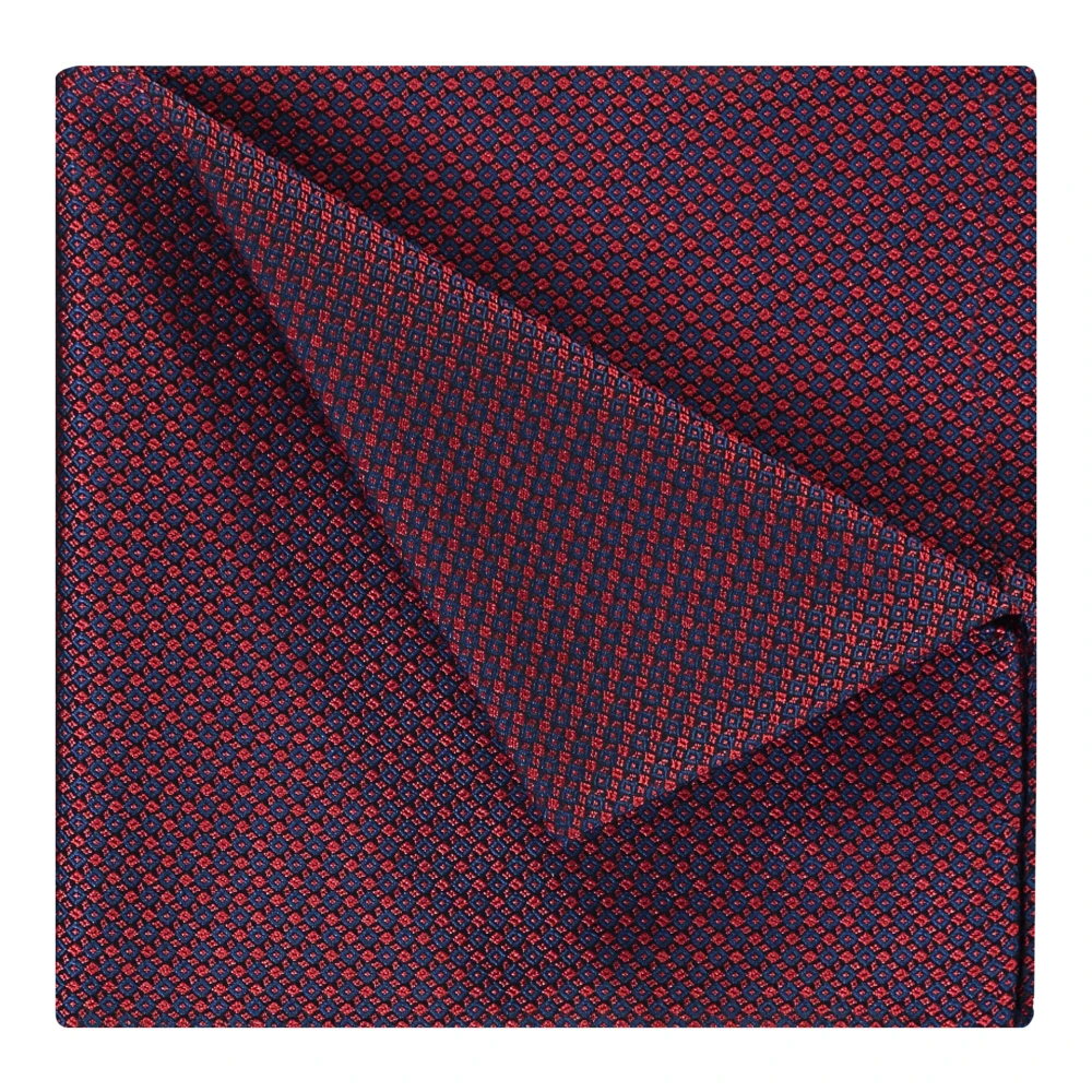 Emporio Armani Zijden Zakdoek Red Heren
