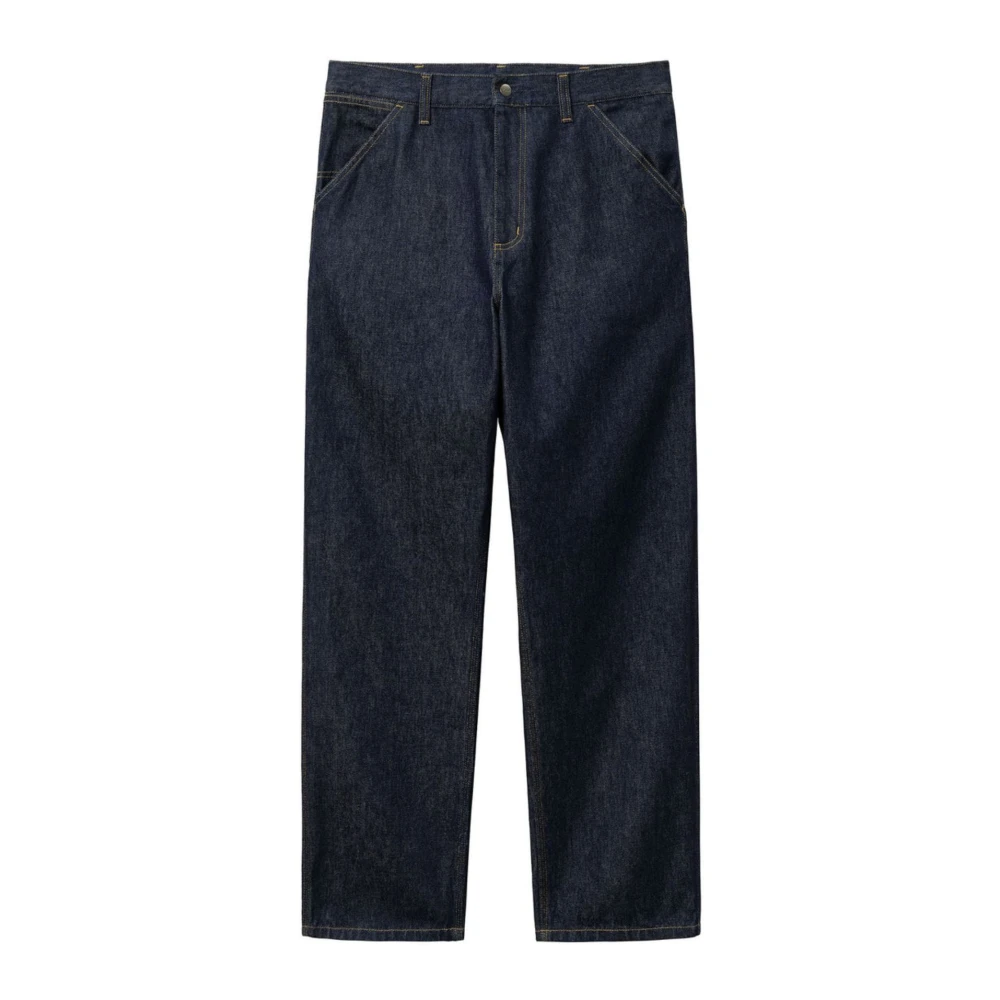 Carhartt WIP Blauwe Jeans Urban Stijl Blue Heren