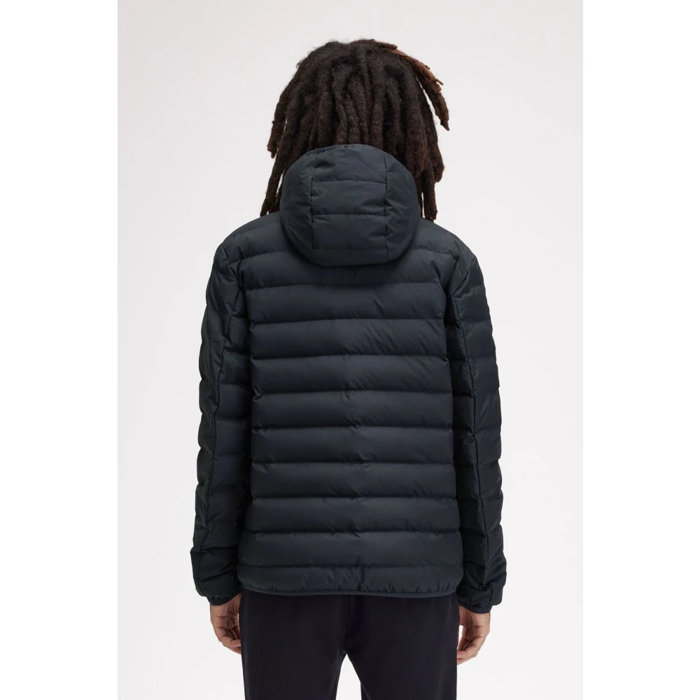 Fred Perry Blauwe Geïsoleerde Hoodie Jas Blue Heren