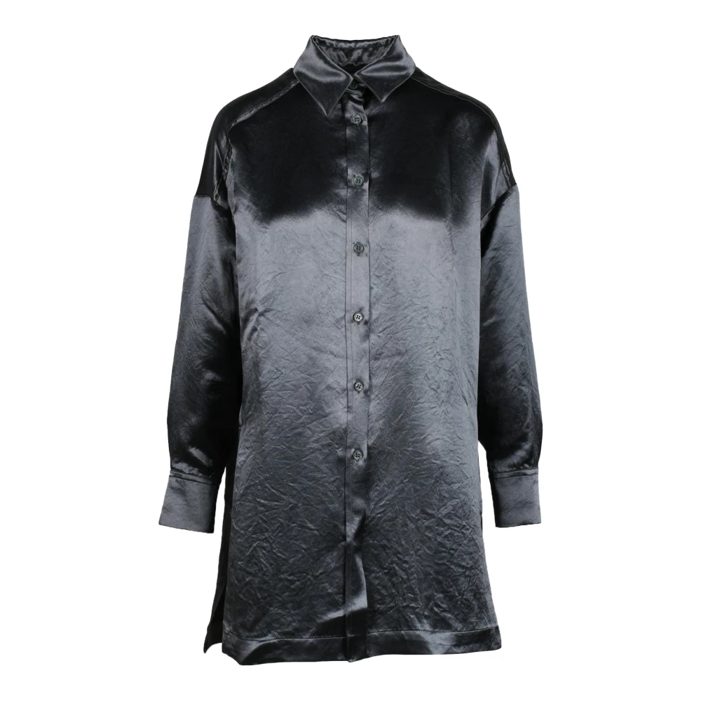 Max Mara Vrijetijdsoverhemd van acetaat Gray Dames
