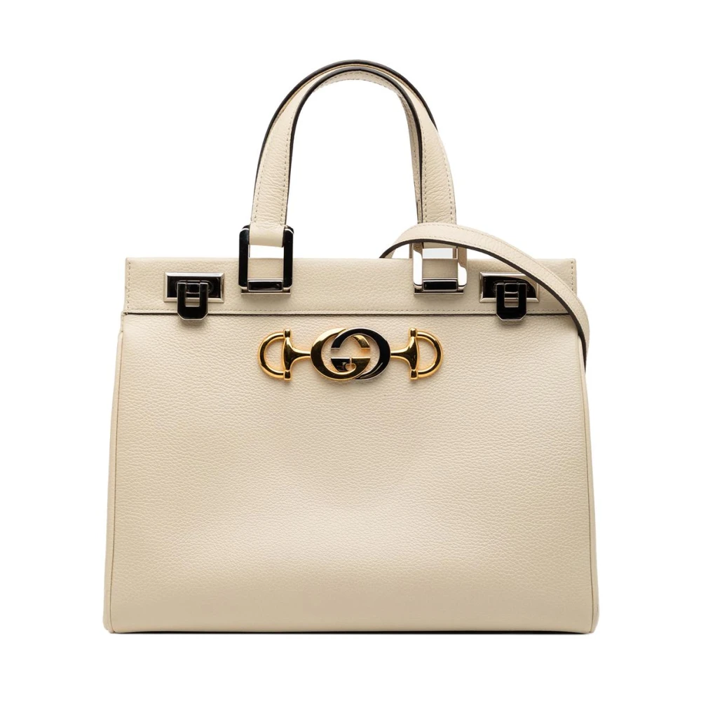 Gucci Vintage Donna Bianco Pre-Owned, Taglia Unica, Used,