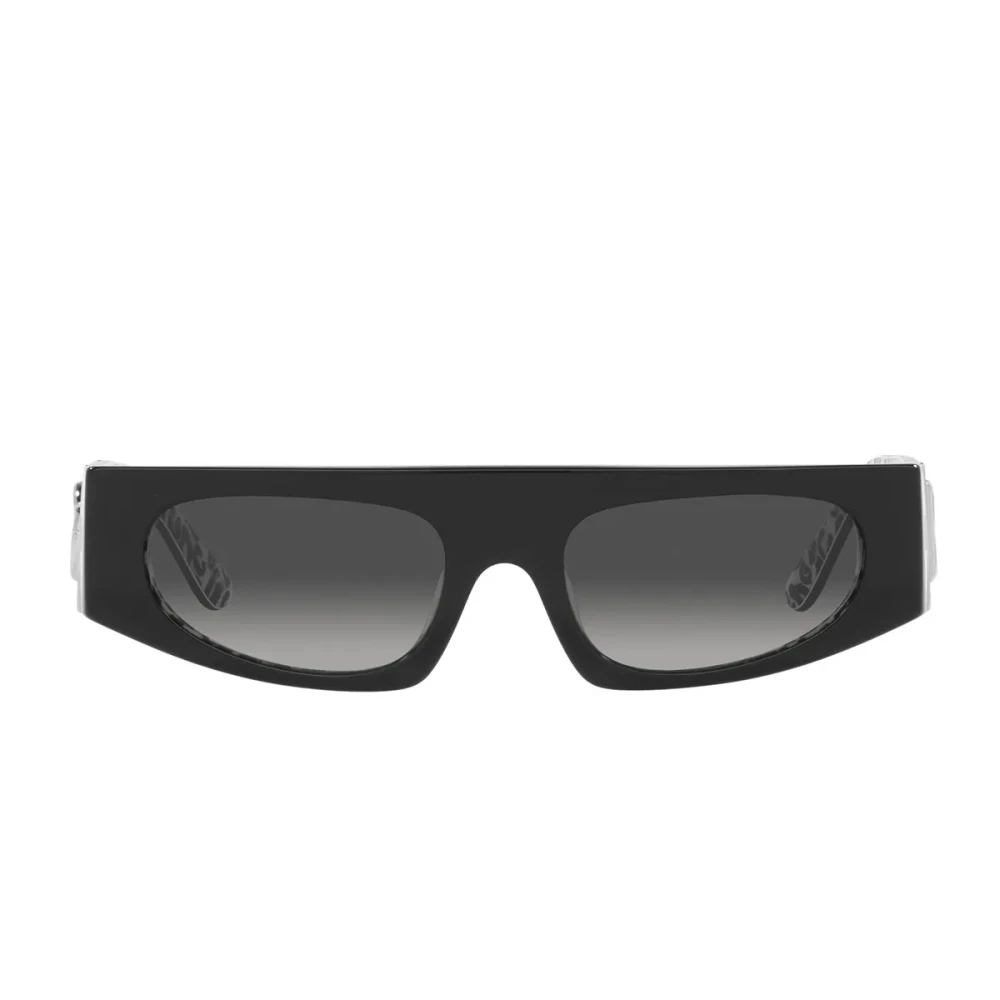 Dolce & Gabbana Unisex Black Rectangular Sunglasses - Sunglasses - 54 Mm - Accessories