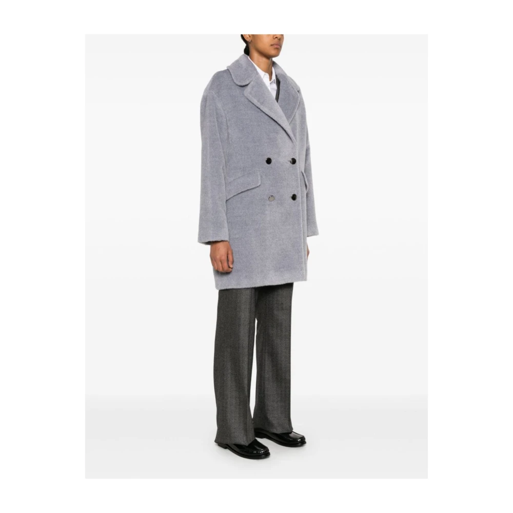 Tagliatore Dameskleding Jas & Mantel Aw24 Gray Dames