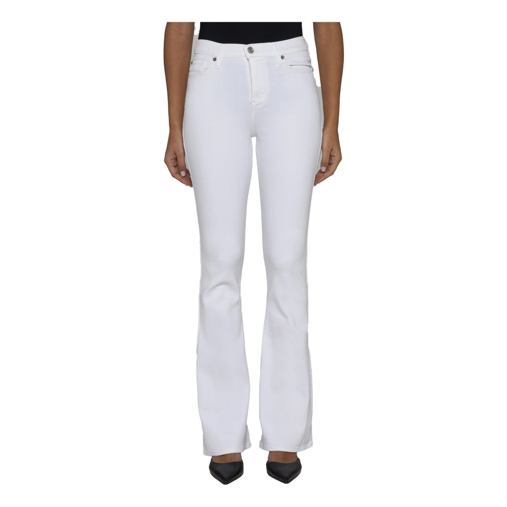 7 For All Mankind Witte Jeans Luxe Vintage Soleil White Dames