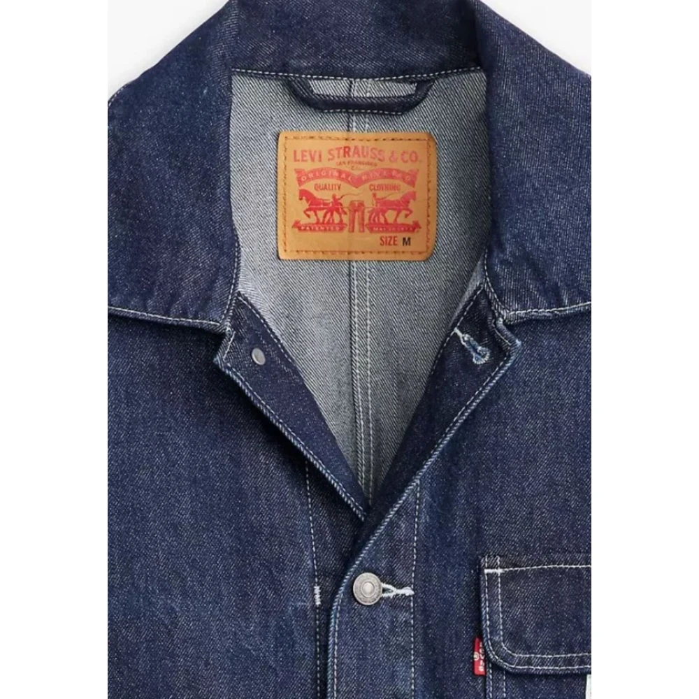 Levi's JAS Mannen Broadway Enigneer Coat ME Blue Heren