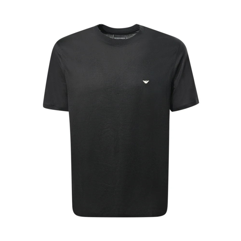 Emporio Armani Men's Black T-Shirts, 2XL, Crew-Neck T-Shirt