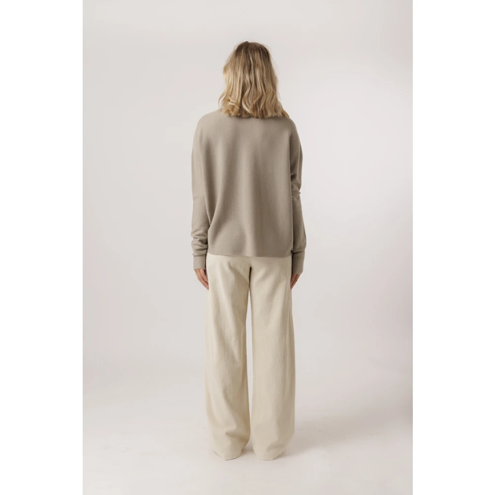 drykorn Bruine Oversized Coltrui Beige Dames