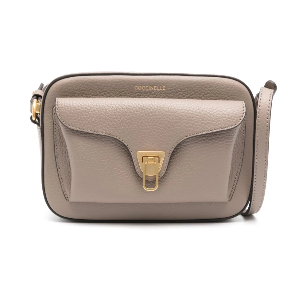 Rosa Kornet Lær Crossbody Bag