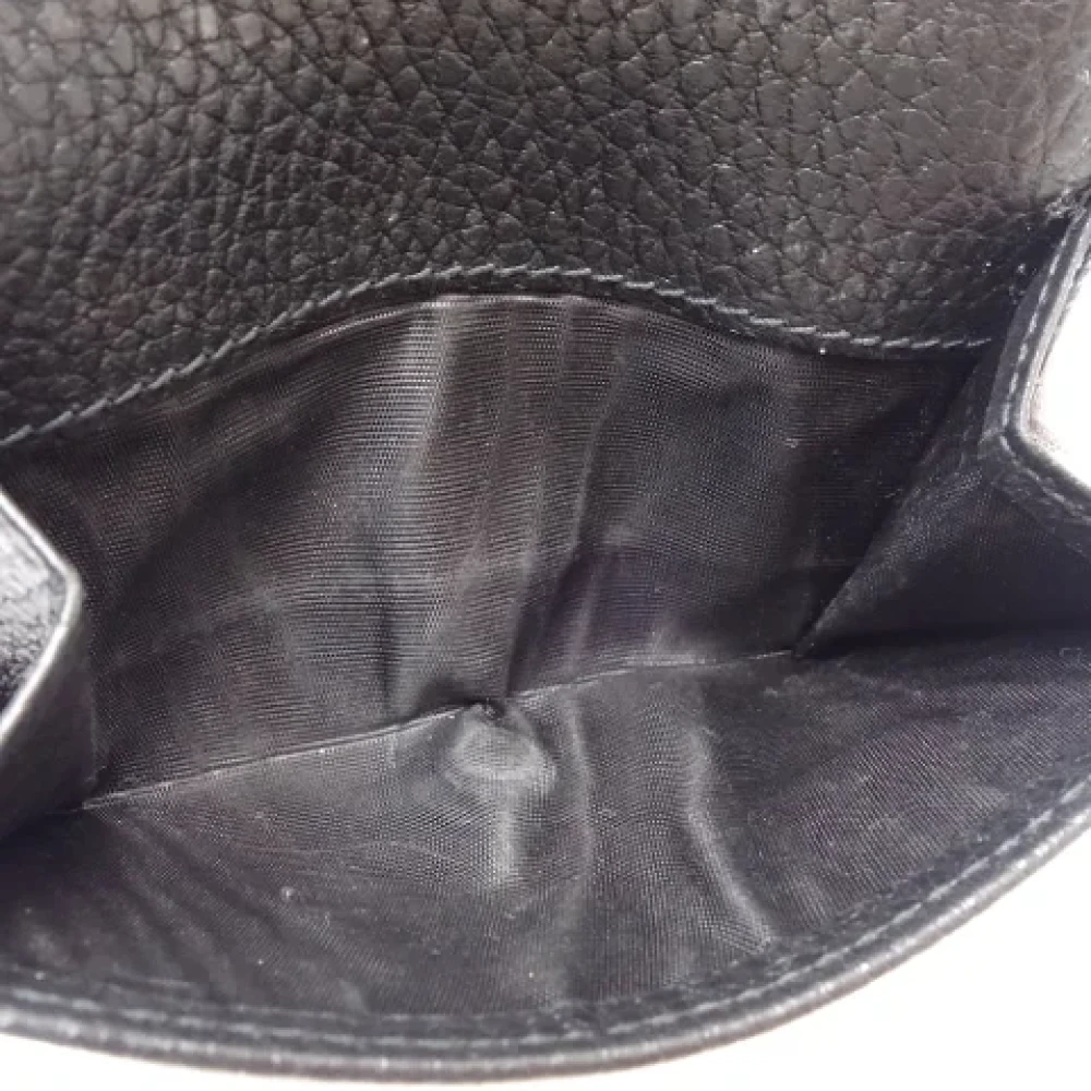 Gucci Vintage Pre-owned Leather wallets Black Dames