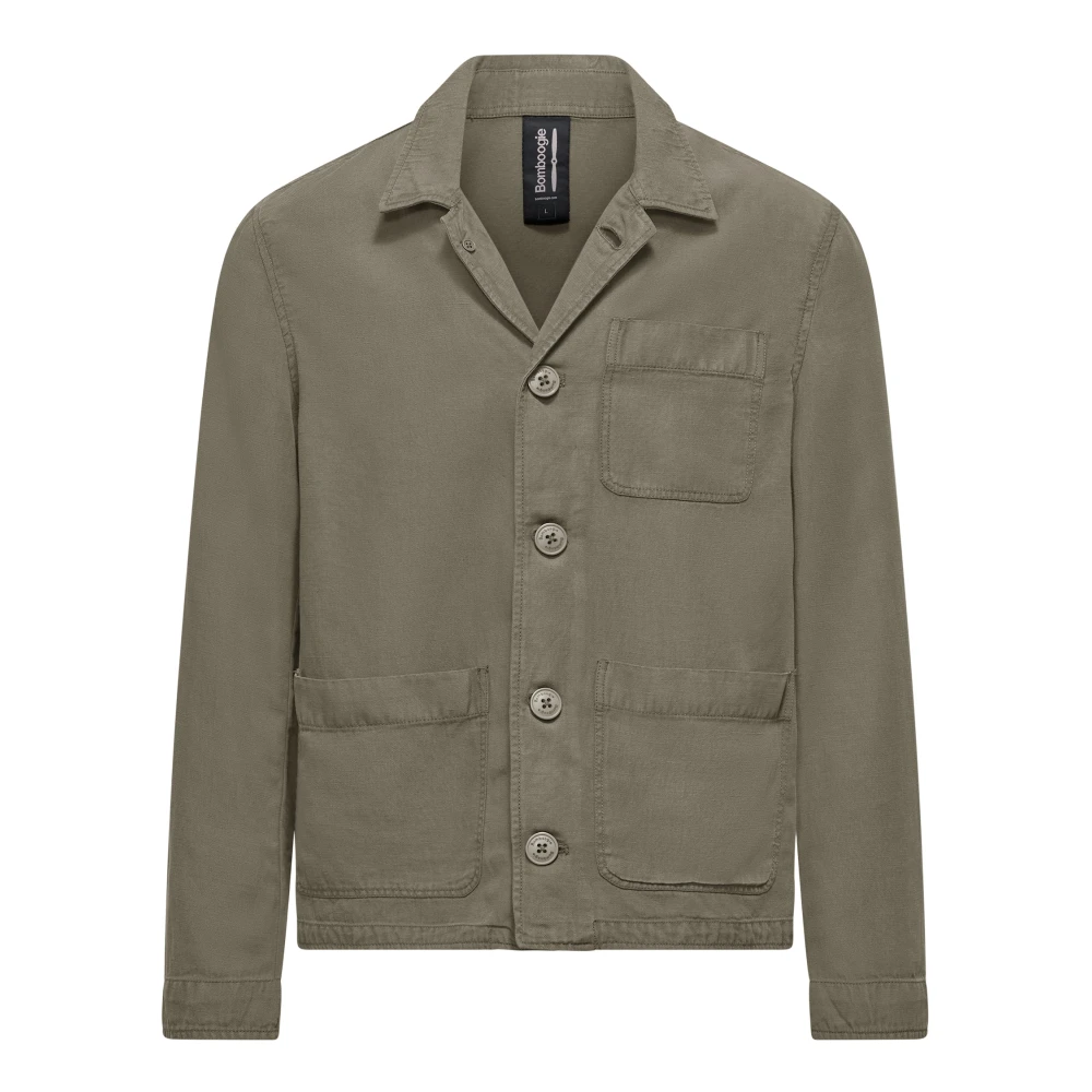 Bomboogie Hombre Beige Chaquetas, Talla: L