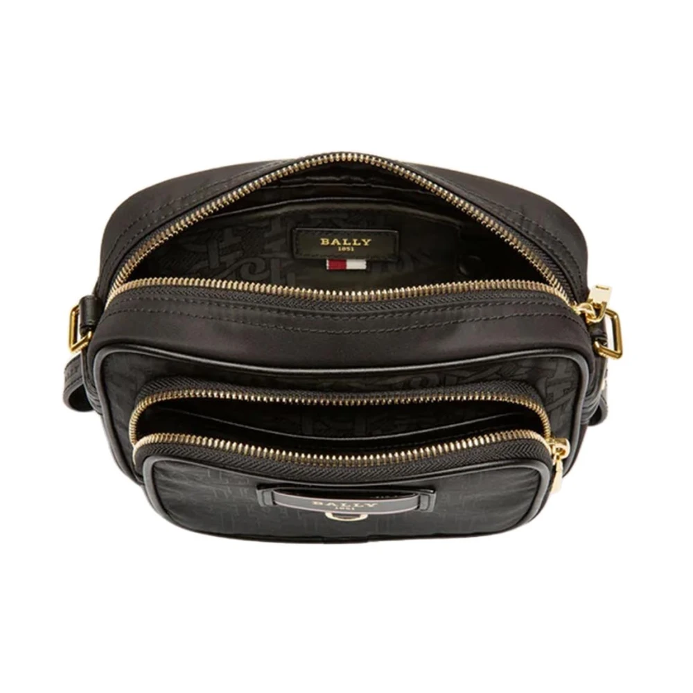 Bally Logo Mini Schoudertas Black Dames