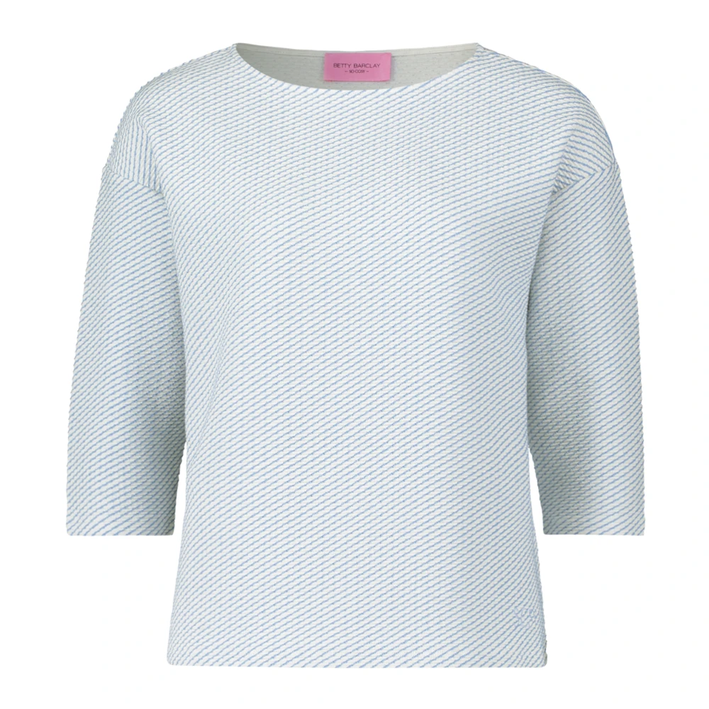 Betty Barclay Gestreept Jacquard Sweatshirt Multicolor Dames