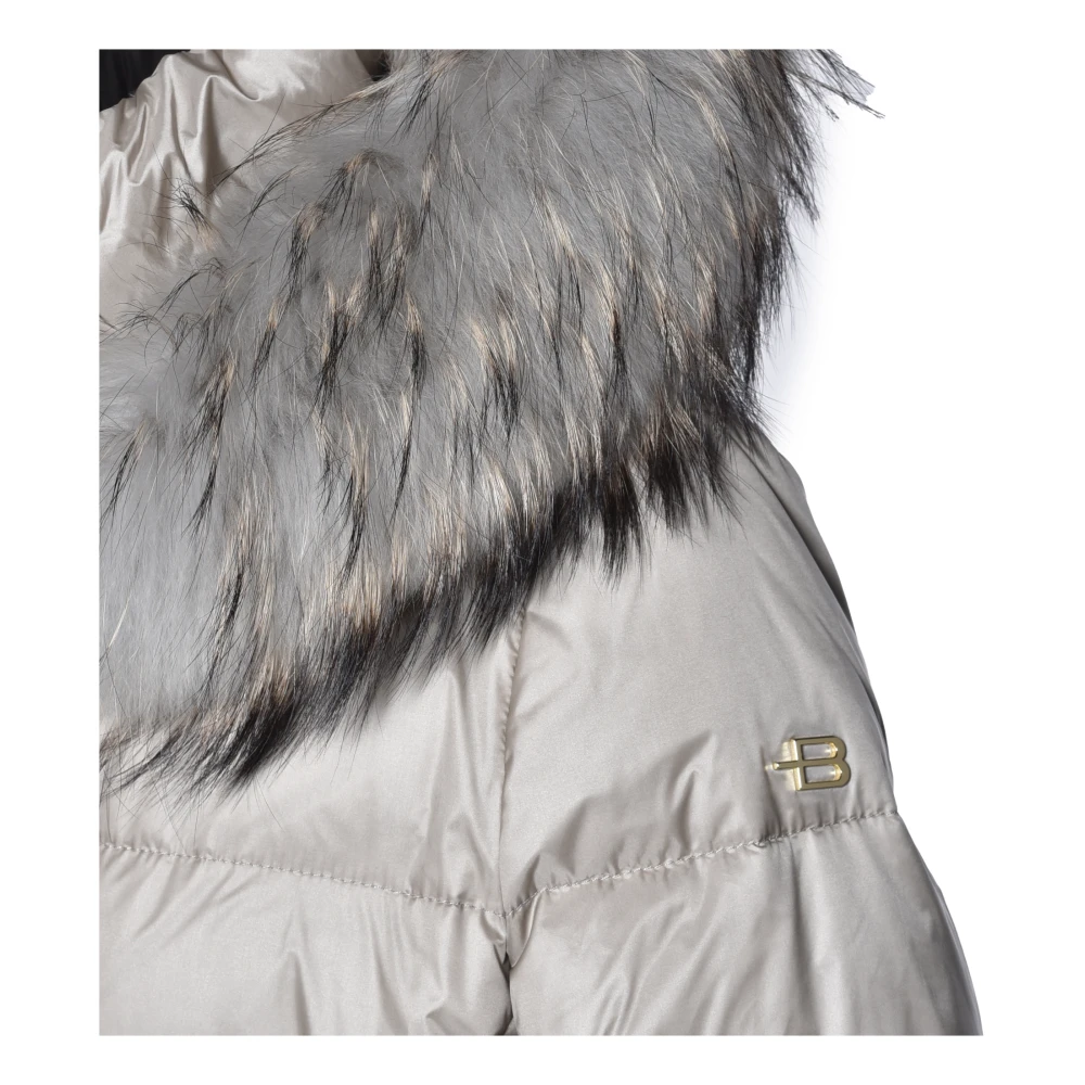 Baldinini Lange Omkeerbare Donsjas Gray Dames