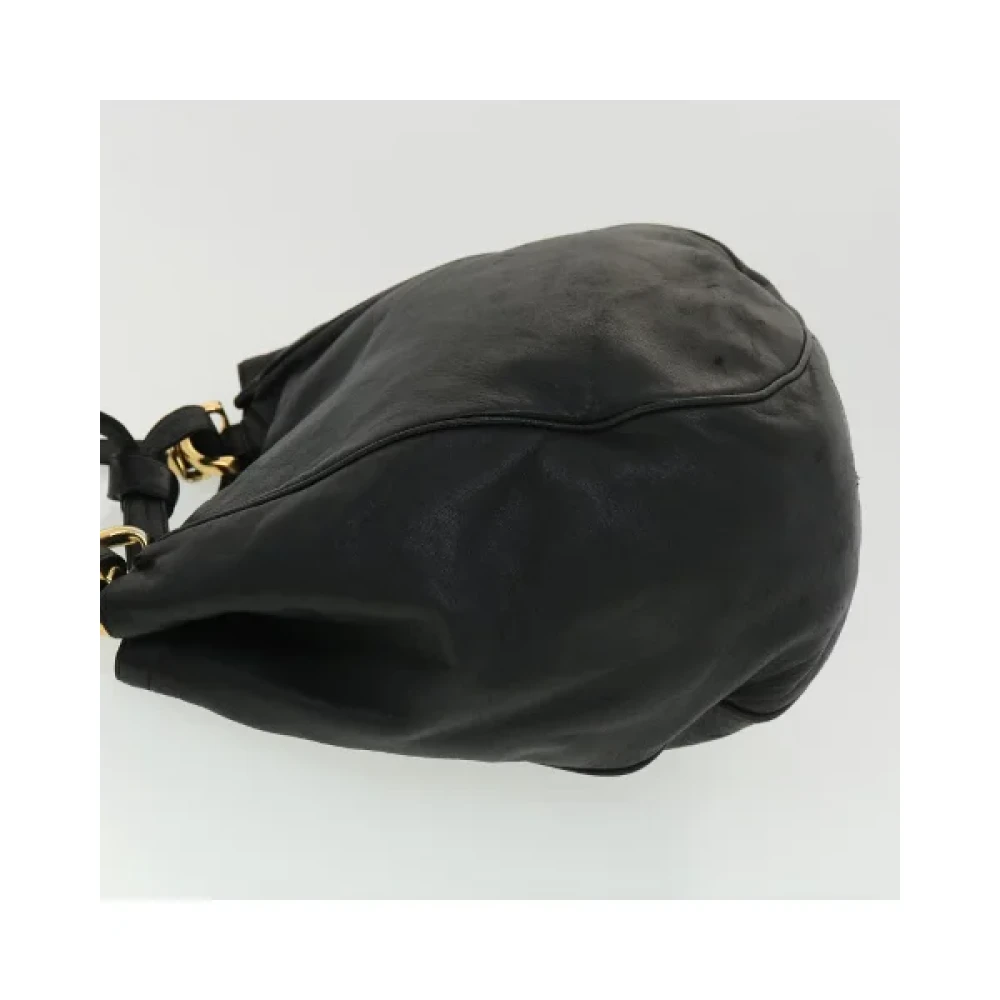 Loewe Pre-owned Leather shoulder-bags Black Dames