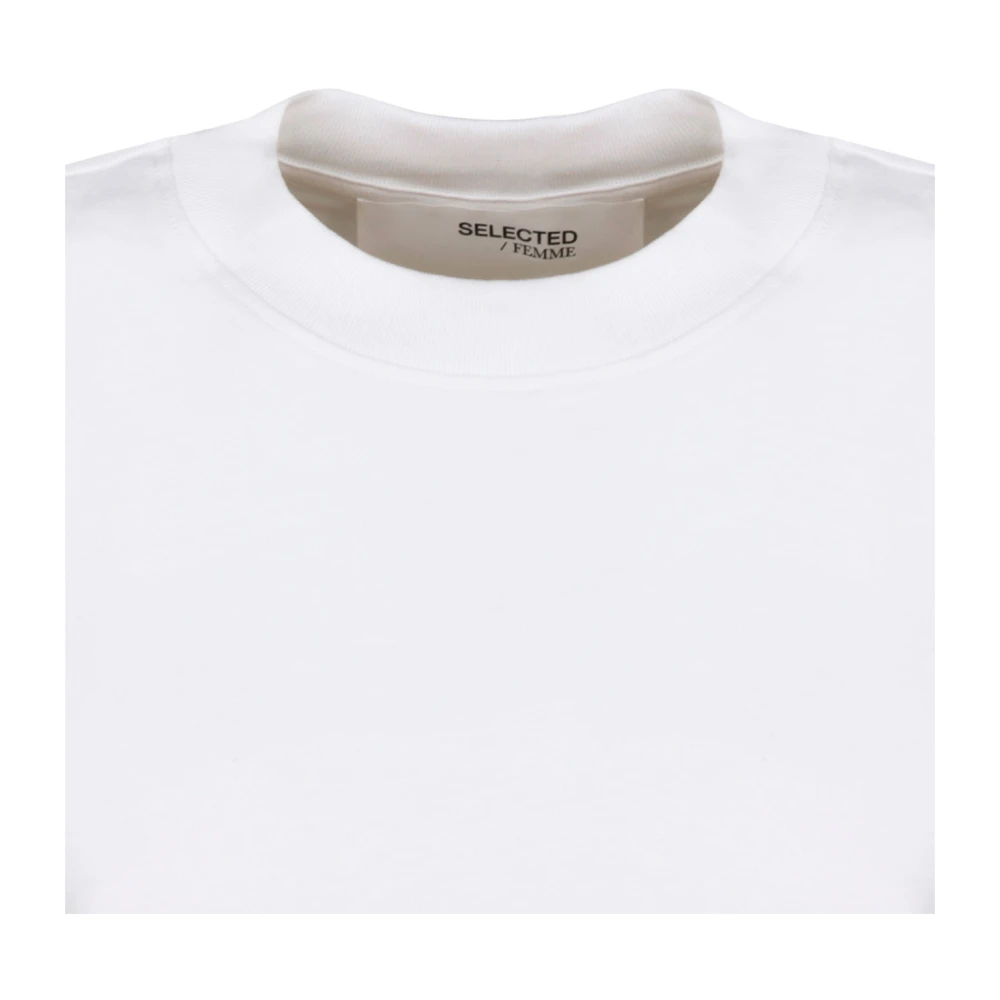 Selected Femme Stijlvolle T-shirts en Polos White Dames
