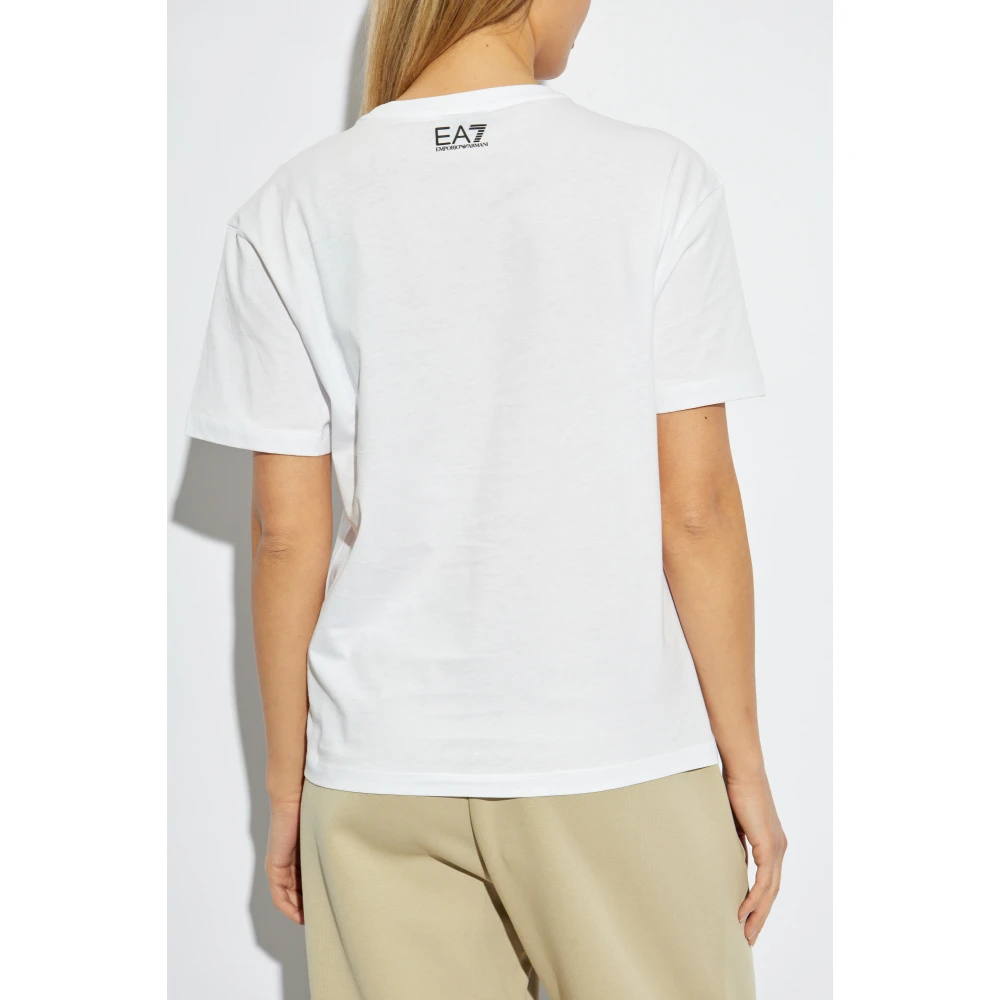 Emporio Armani EA7 T-shirt uit de collectie White Dames