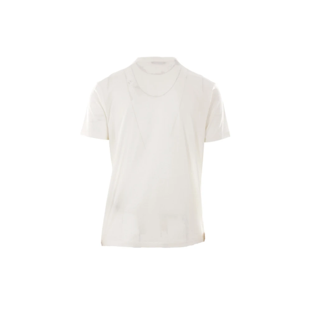 Tom Ford Witte Stretch Katoenen Jersey T-shirt White Heren