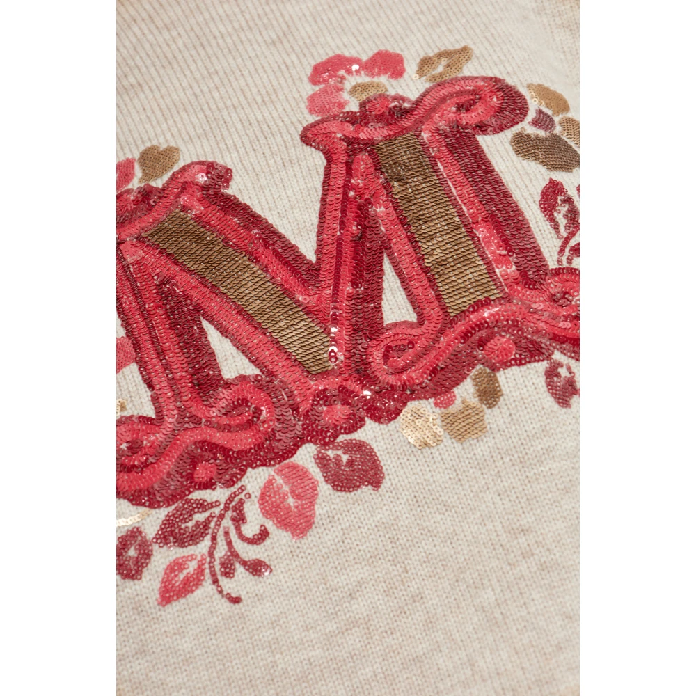 Max Mara Sweater Quota Beige Dames