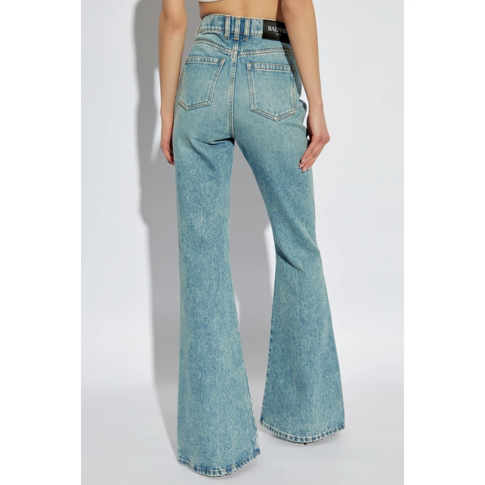 Balmain Flared jeans Blue Dames
