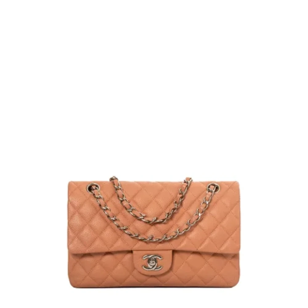 Chanel Vintage Pre-owned Leather chanel-bags Pink Dames