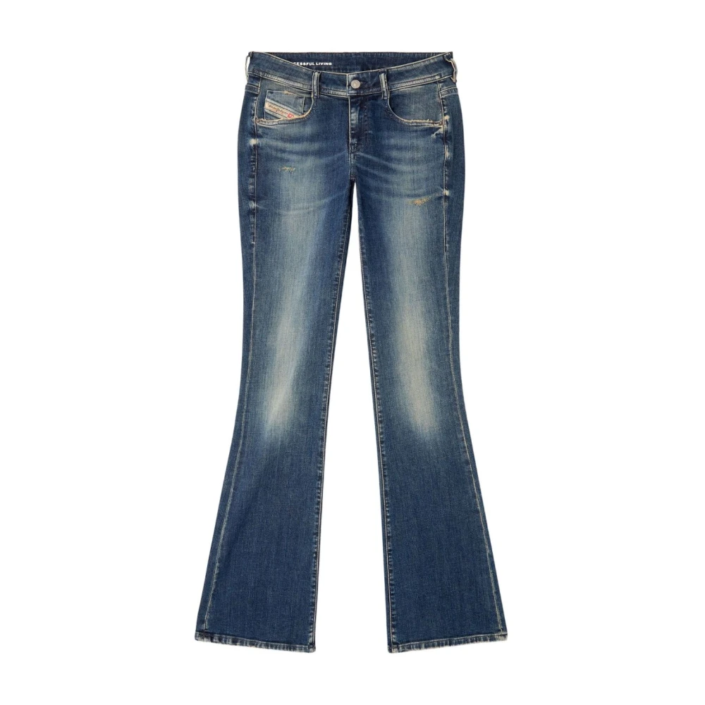 Diesel Women's Blue Boot-Cut Jeans - Bootcut Jeans - W27 - Jeans