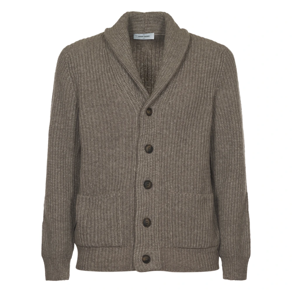Gran Sasso Stijlvolle Cardigan Sweaters Gray Heren