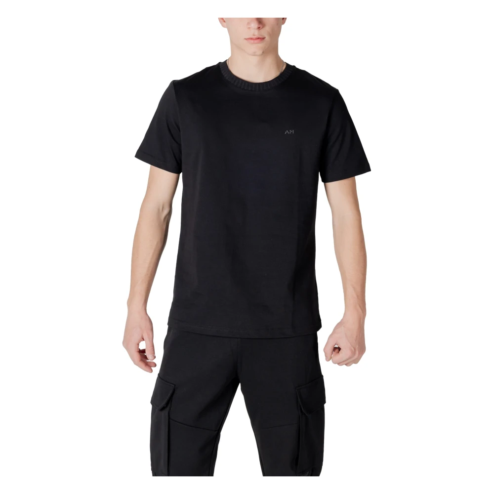 Antony Morato Zwarte Katoenen T-shirt met korte mouwen Black Heren