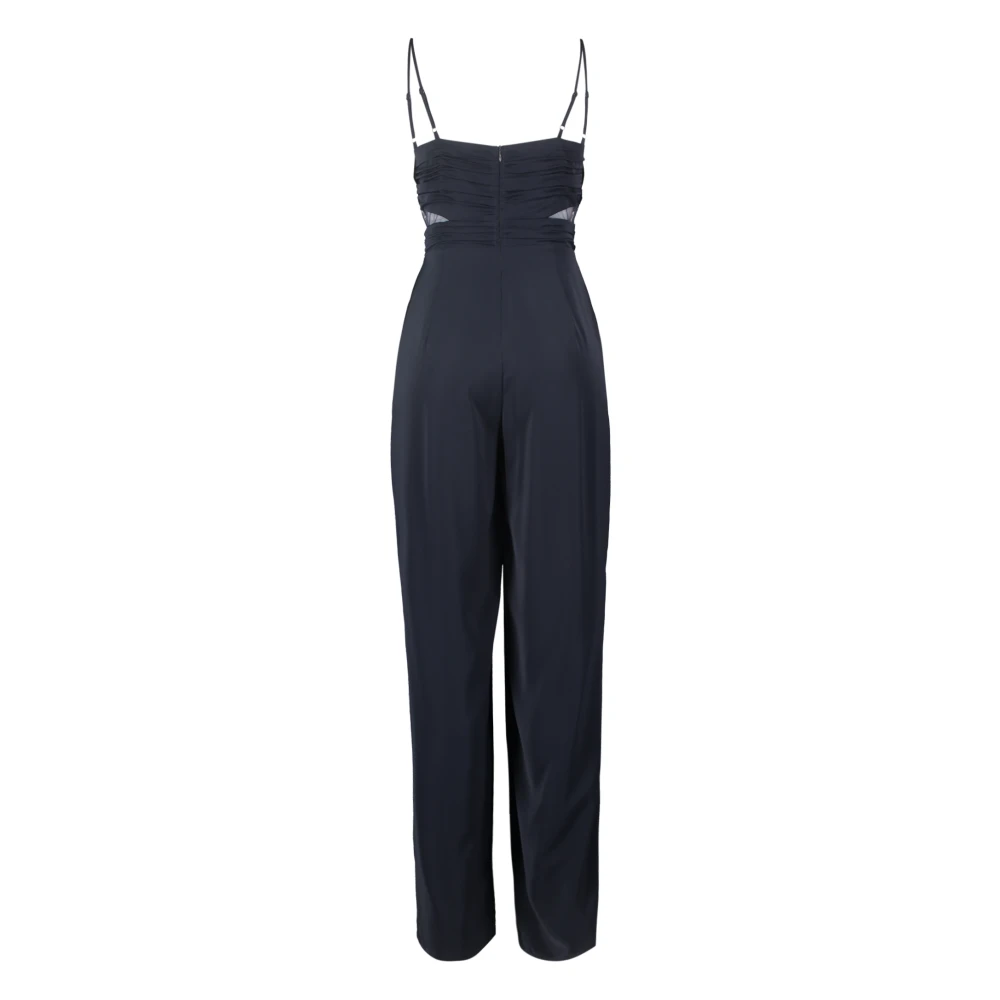 Vera Mont Elegant V-Neck Jumpsuit Blue Dames