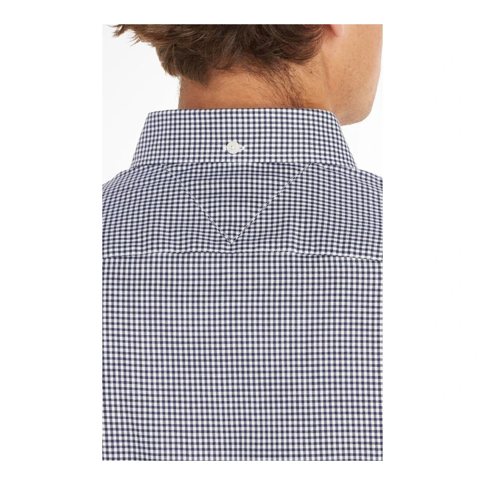 Tommy Hilfiger Gingham Oxford Overhemd voor Heren Blue Heren