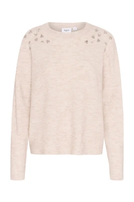 Creme Melange Pullover