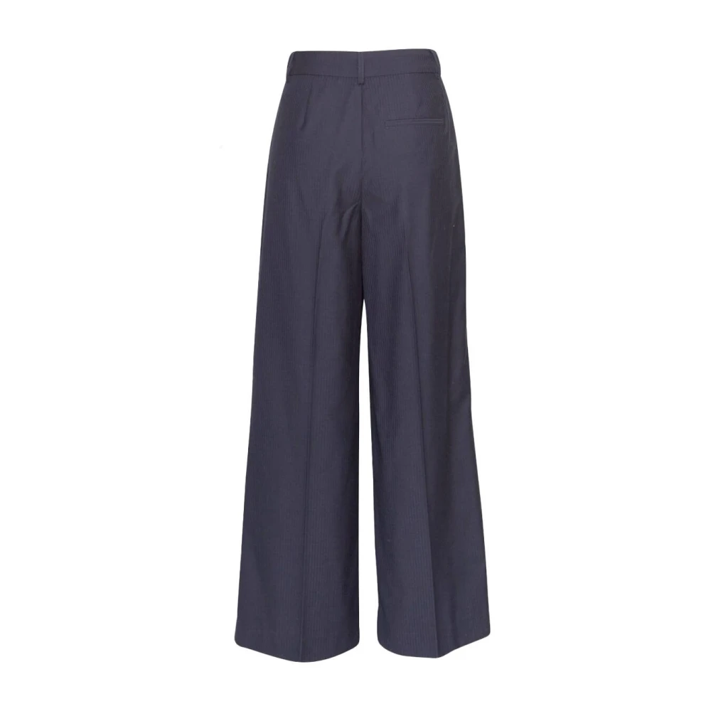 moss copenhagen Pantalon Maelynn High Waist Broek Blue Dames