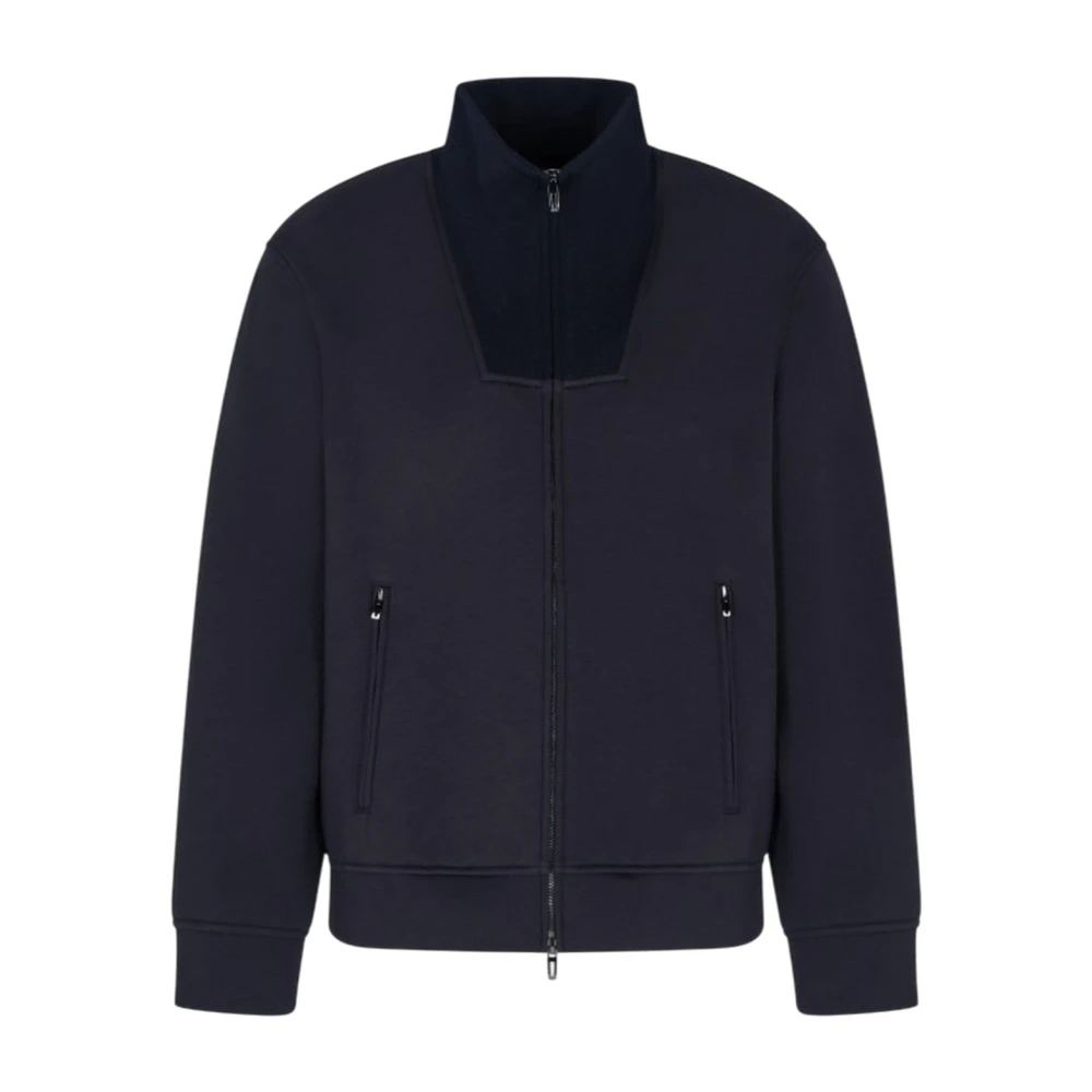 Emporio Armani Uomo Blu Felpe, M, New,