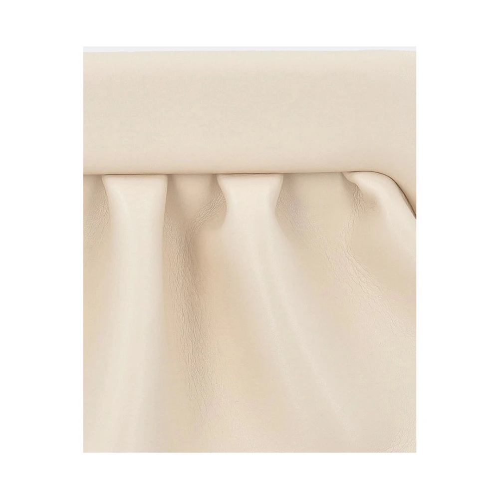 THEMOIRè Vegan Fabric Clutch Tas Magnetische Sluiting White Dames