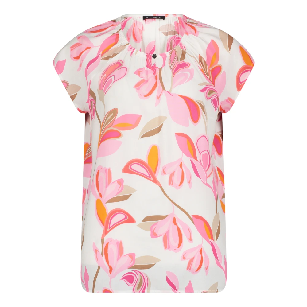Betty Barclay Casual Blouse met Mooi Patroon Pink Dames