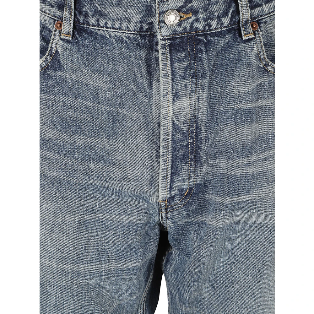 Saint Laurent Straight Jeans Blue Heren