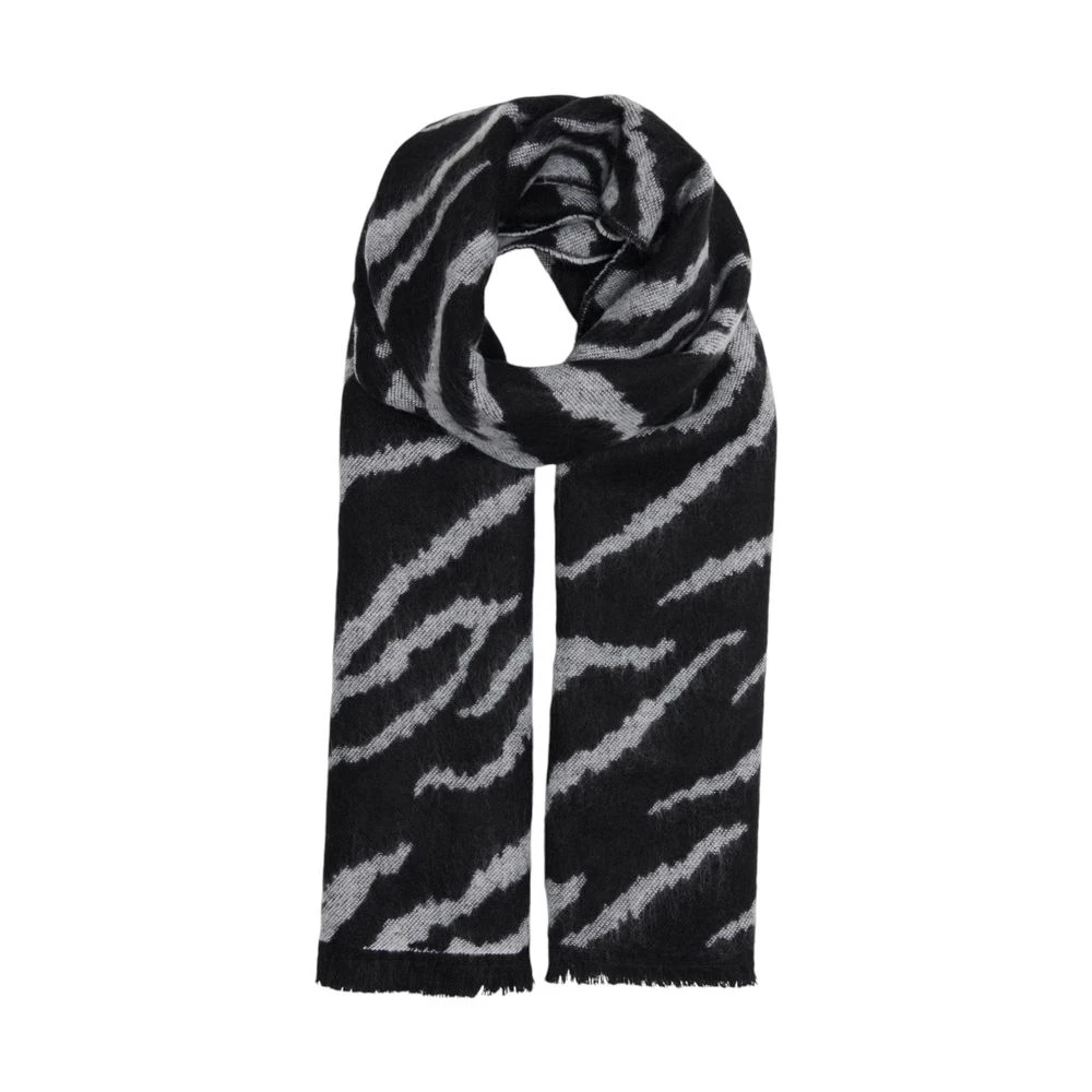 Only Zwart Acryl Sjaal Collectie Herfst Winter Black Dames