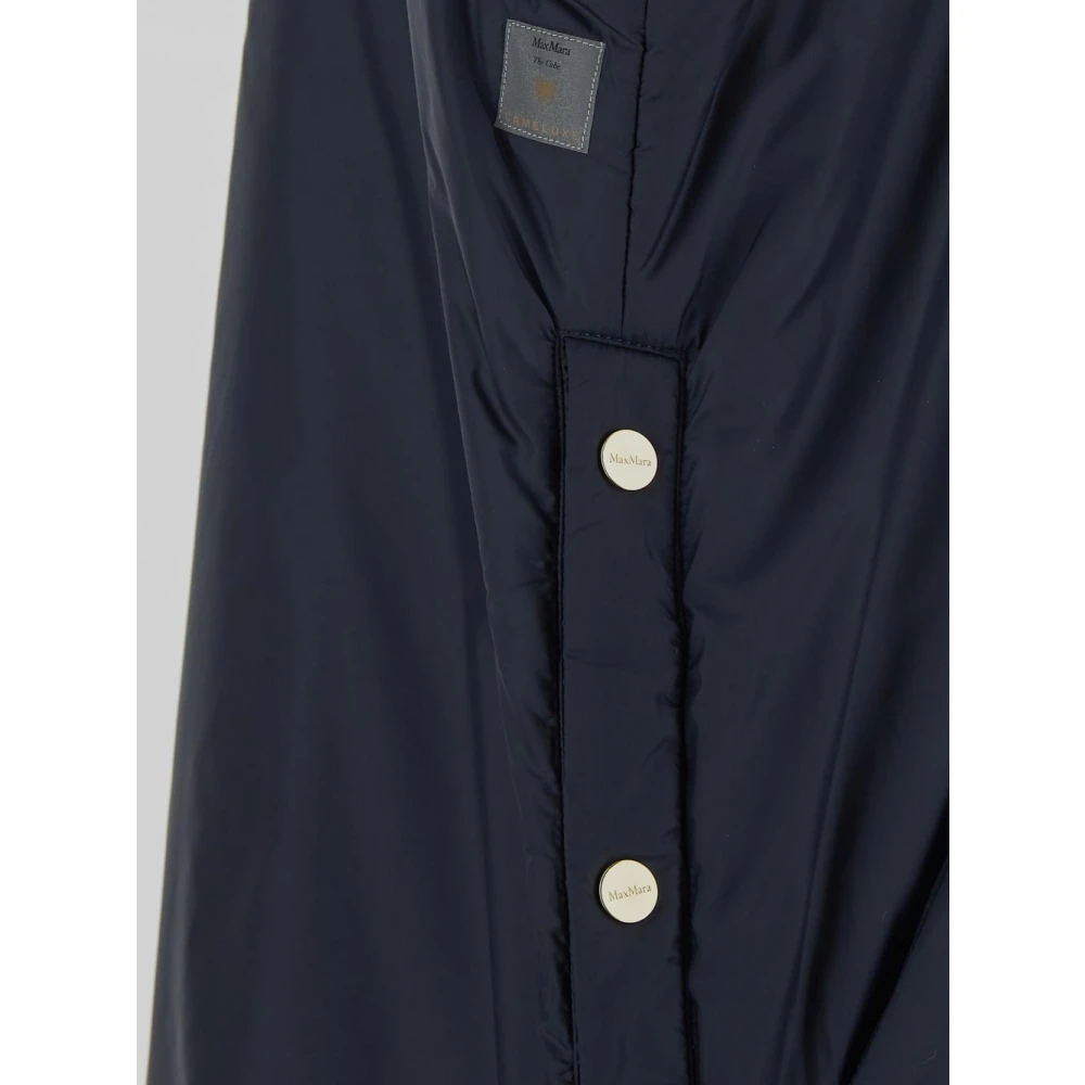 Max Mara Groene Jacket TheCube Polyamide Blue Dames