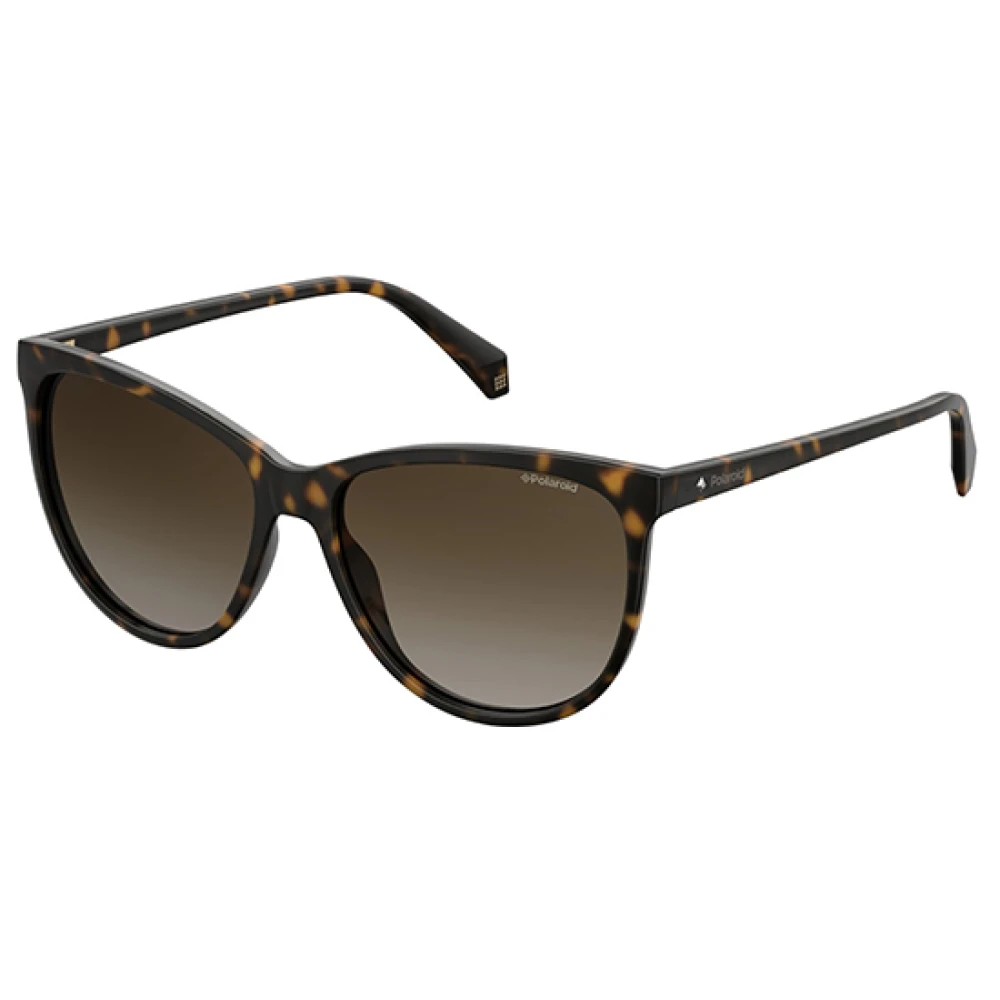 Polaroid Women's Brown Sunglasses, 57 Mm, Dark Havana Sunglasses Shaded Polarized