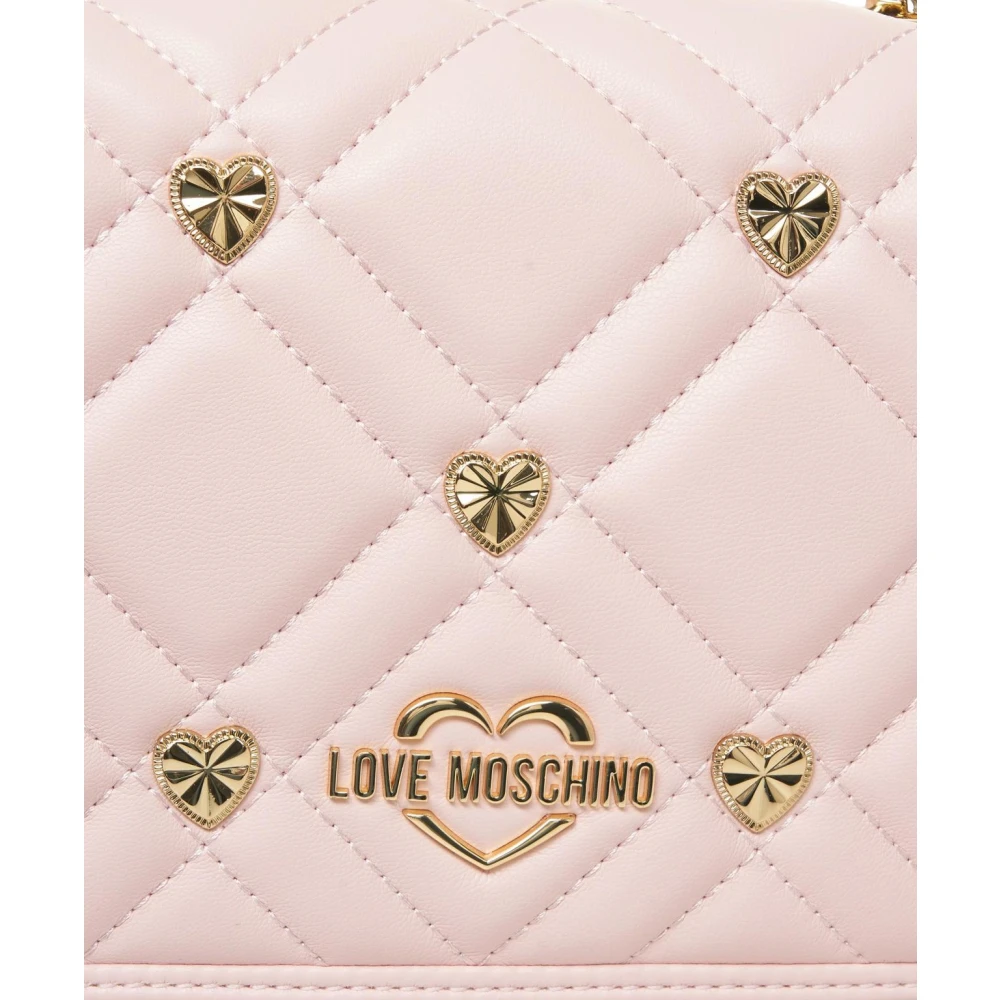 Love Moschino Roze Schoudertas met Chic Design Pink Dames
