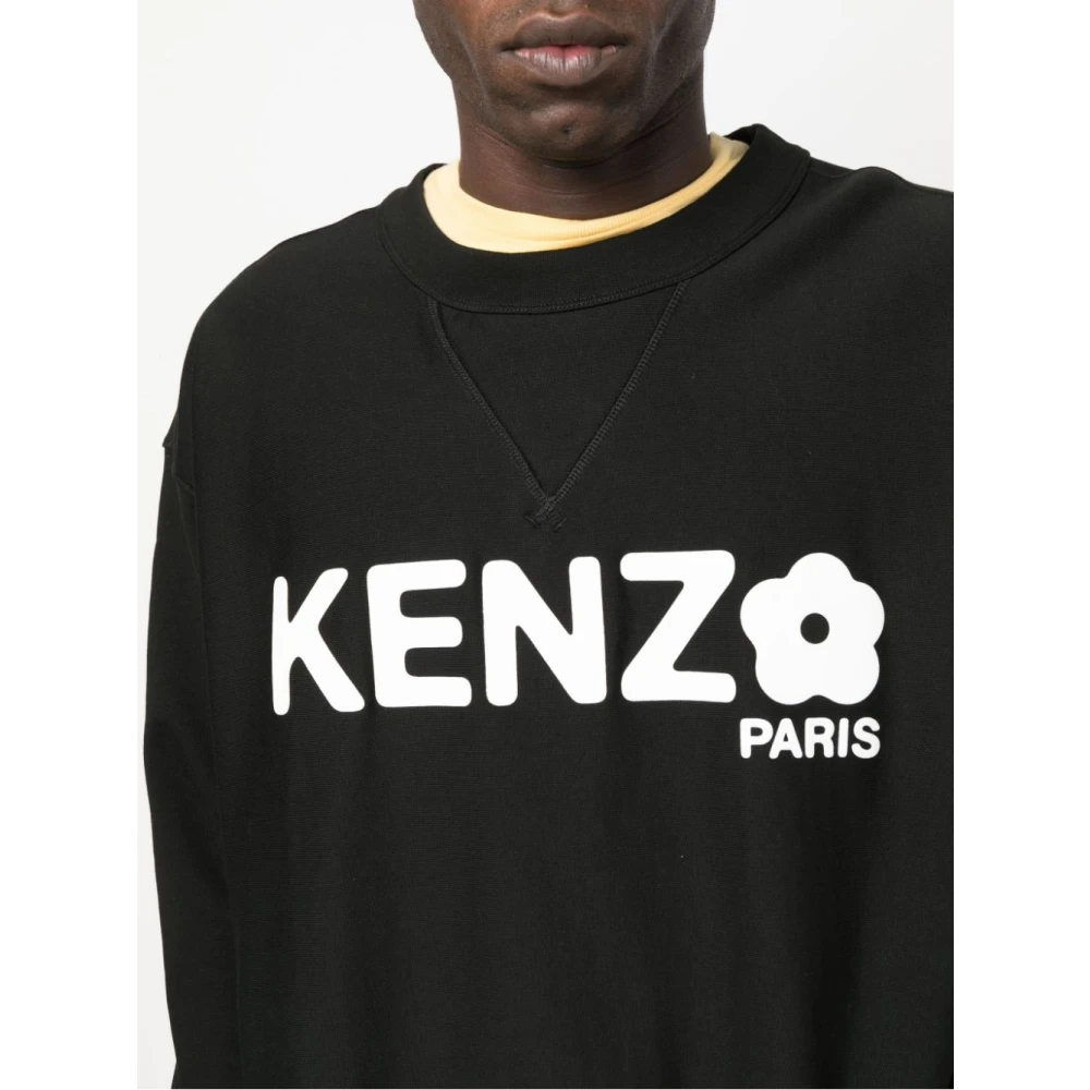 Kenzo Zwarte Sweatshirt Herenmode Black Heren