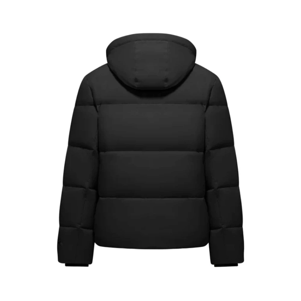 Invicta Zwarte Bimateriaal Jas met PrimaLoft Isolatie Black Heren