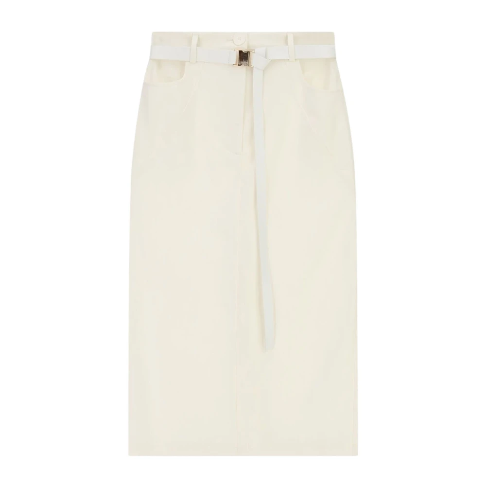 Imperial Women's White Gonna - Midi Skirts - Xs - Skirts
