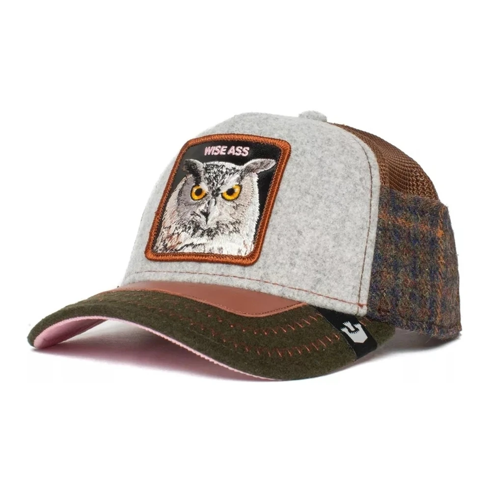 Goorin Bros Grijze Uil Trucker Cap Multicolor Heren