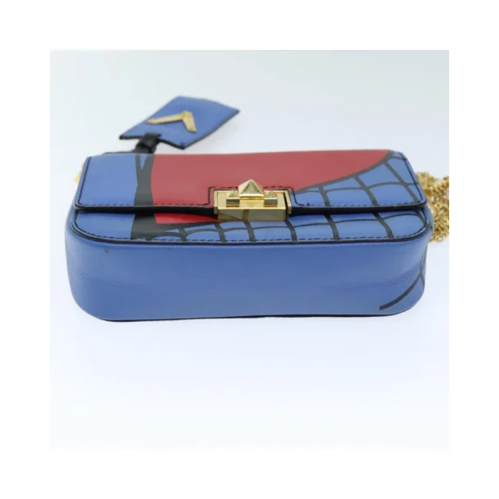 Valentino Vintage Pre-owned Leather handbags Blue Dames