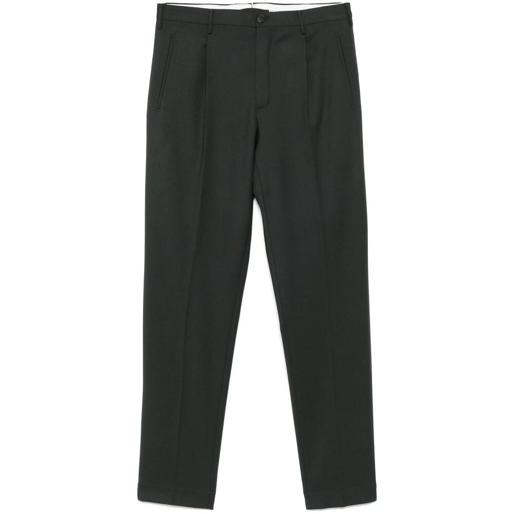 Incotex Donkergrijs Wolmix Slim Fit Gray Heren