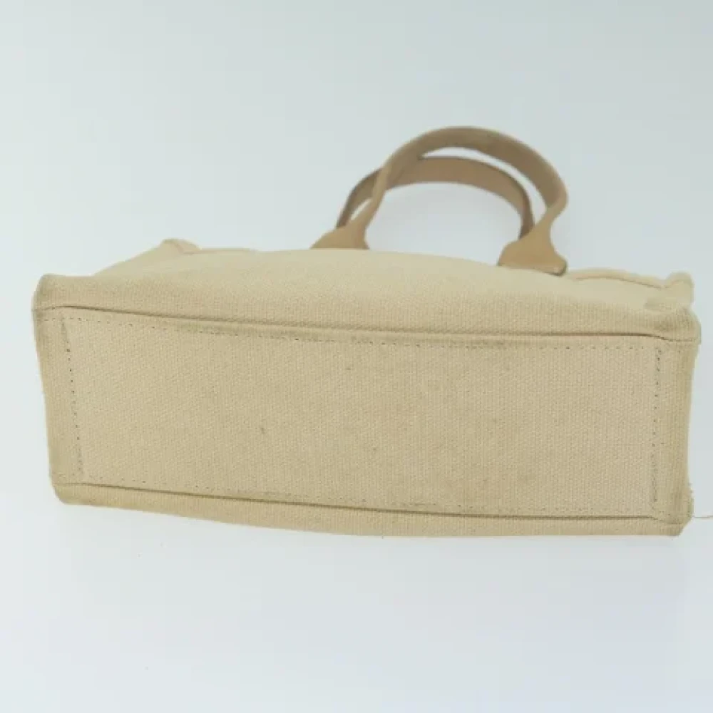 Burberry Vintage Pre-owned Canvas shoulder-bags Beige Dames