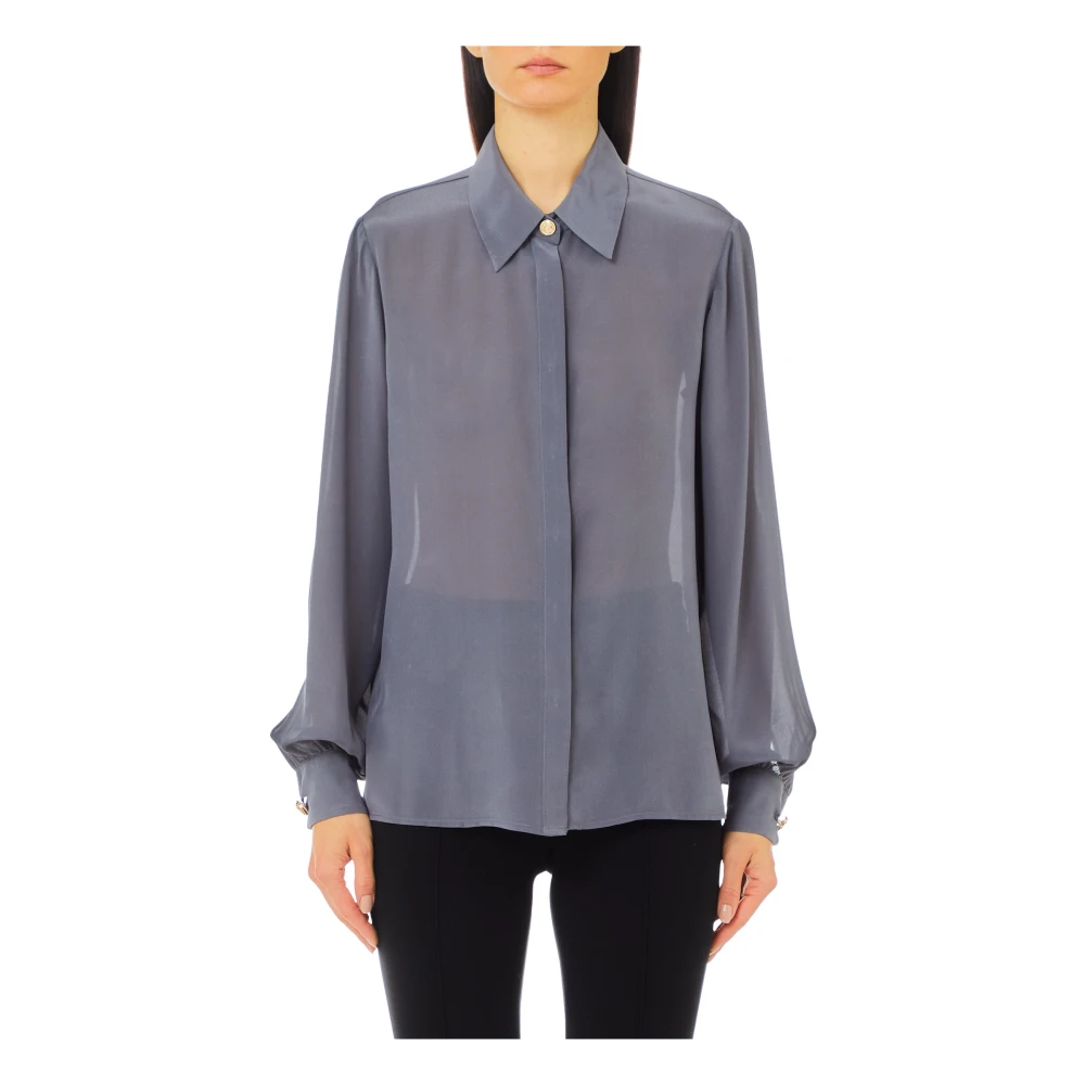 Liu Jo Overhemd met detail Gray Dames
