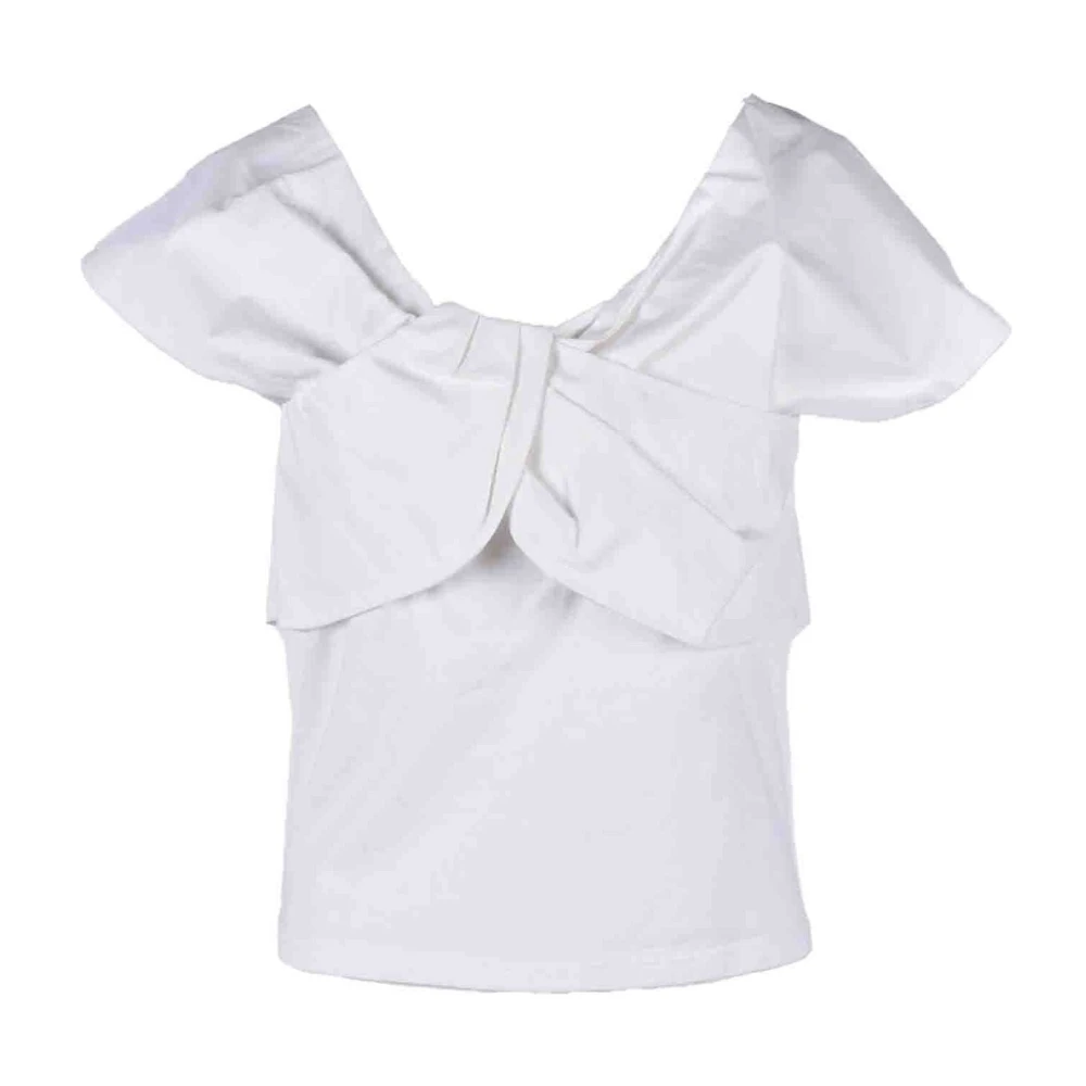 Weili Zheng Katoenen T-shirt White Dames