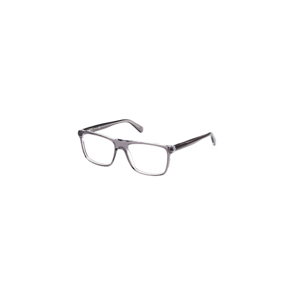 Guess Men's Gray Rectangular Glasses